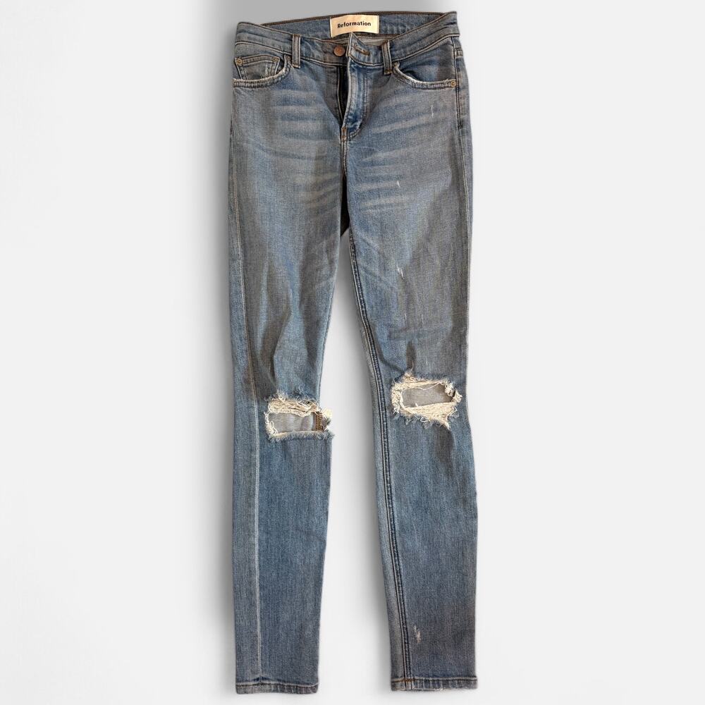 Reformation Muse‎ Skinny Jeans Adriatic wash – Size 25